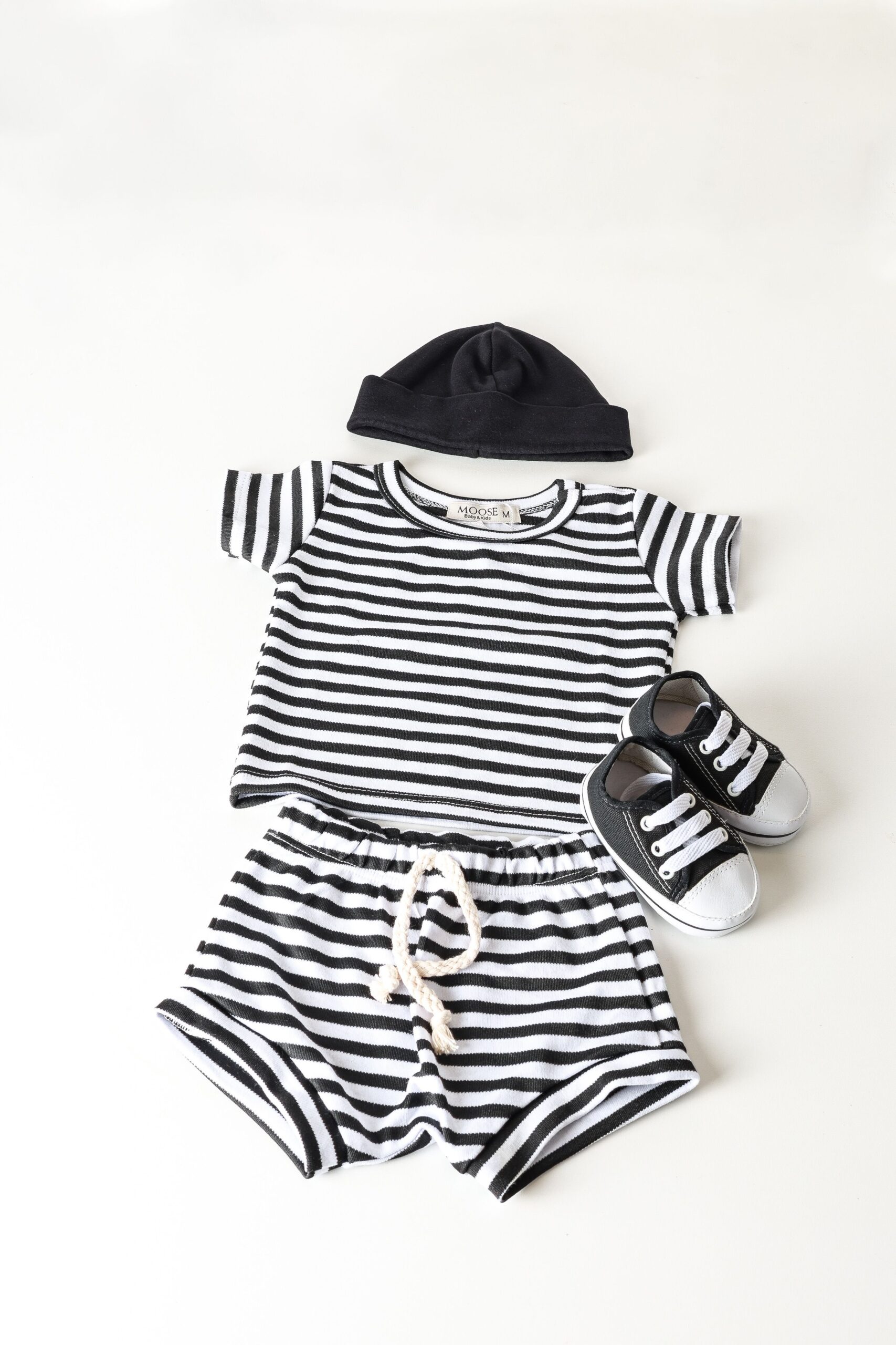 Classic Striped Baby Outfit Set